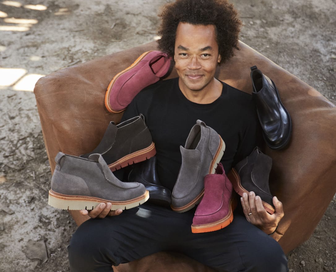 Patrick robinson with his collection